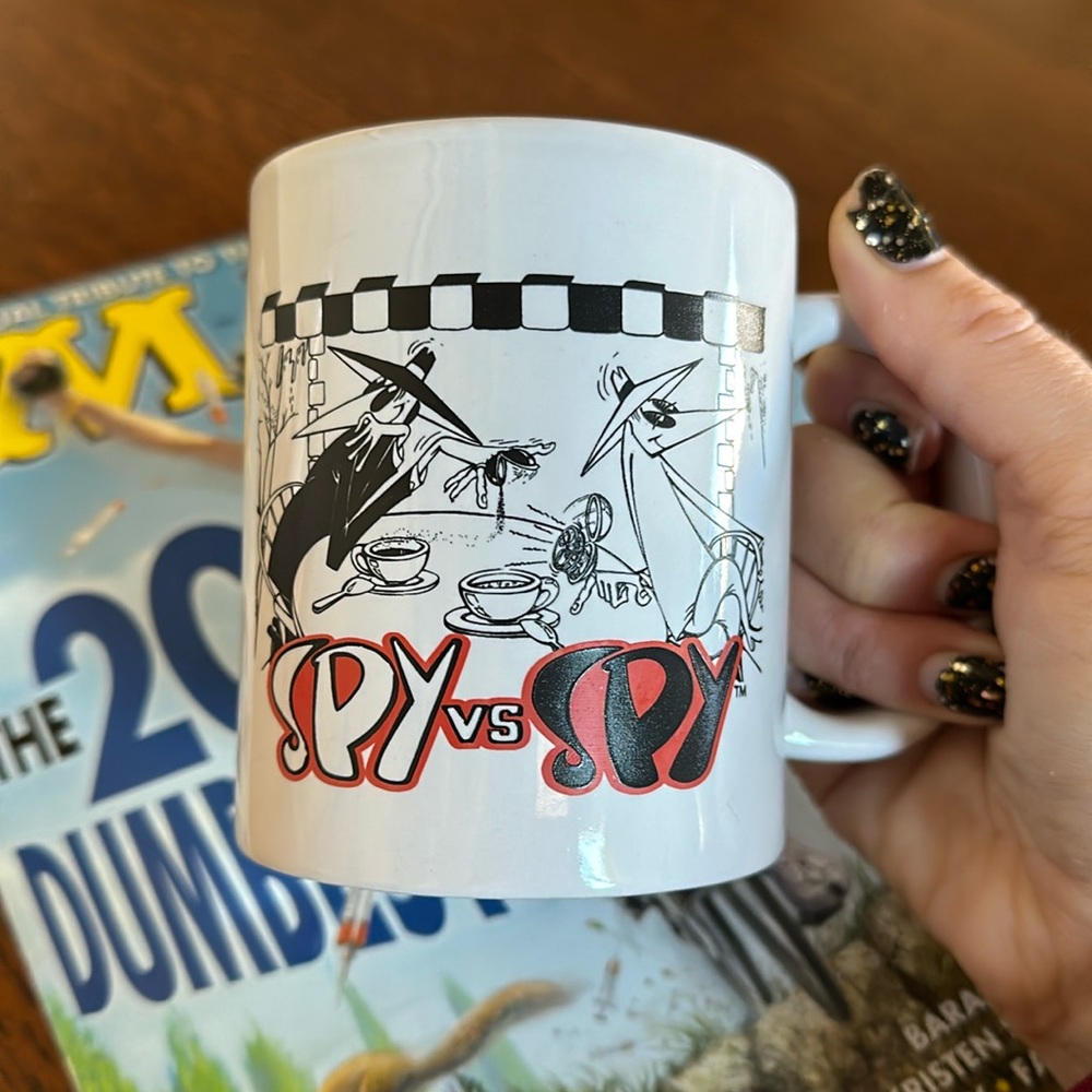 RARE Vintage Spy vs Spy Certified MAD Coffee Mug